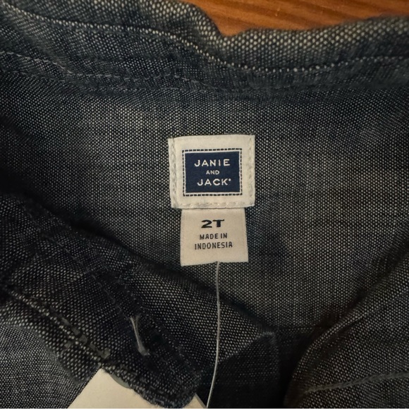 Janie and Jack Chambray Button Down - Picture 3 of 5